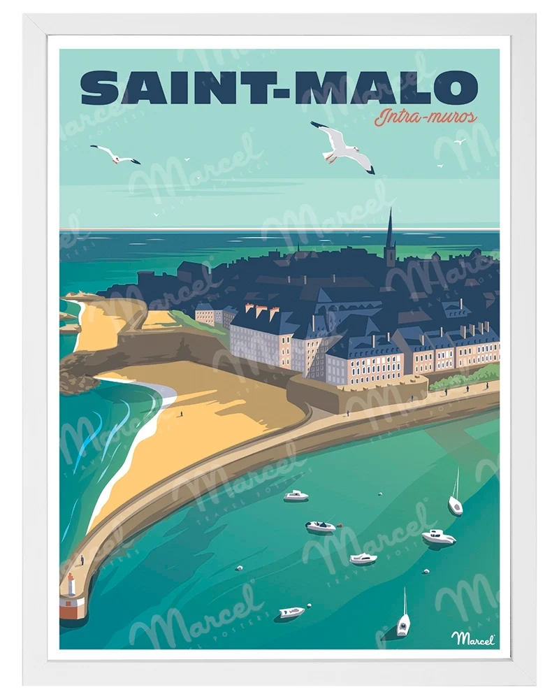 Affiche SAINT-MALO "Intra-Muros"