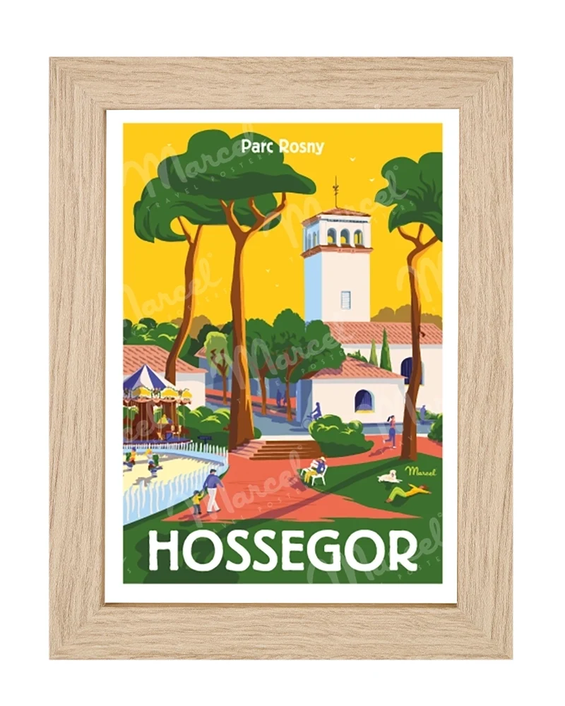 Carte Postale HOSSEGOR "Parc Rosny"