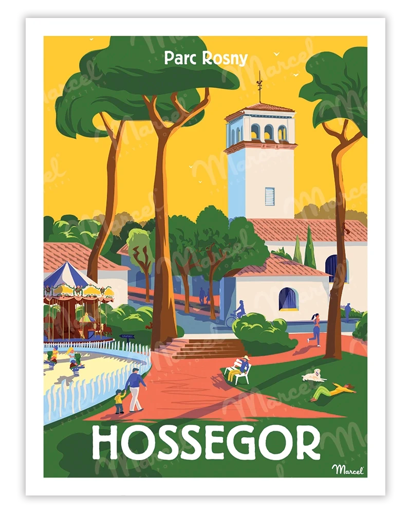 Affiche HOSSEGOR "Parc Rosny"