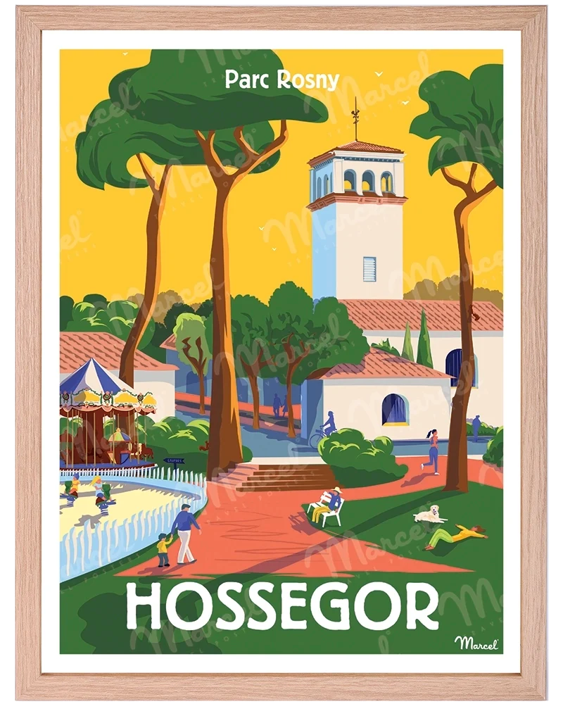 Affiche HOSSEGOR "Parc Rosny"