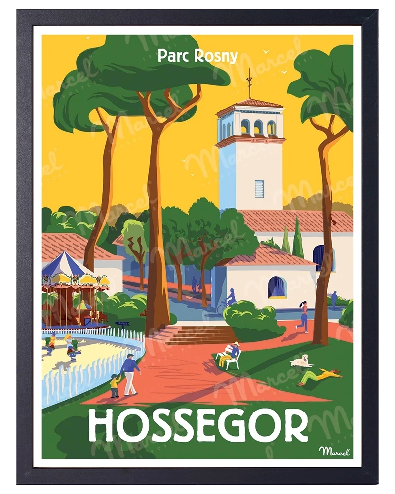 Affiche HOSSEGOR "Parc Rosny"