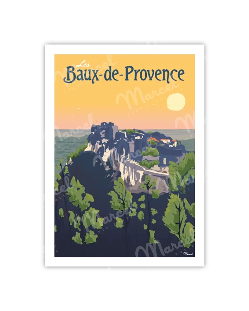 Carte Postale LES BAUX-DE-PROVENCE "Le château"