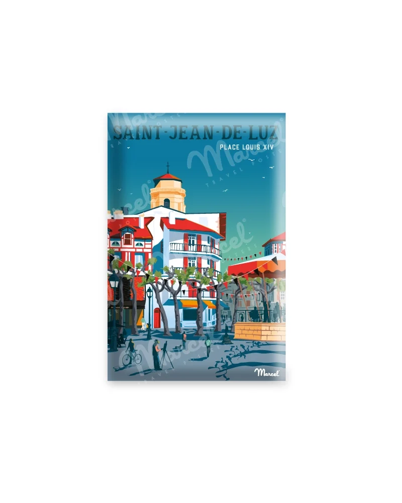 Magnet SAINT-JEAN-DE-LUZ "Place Louis XIV"