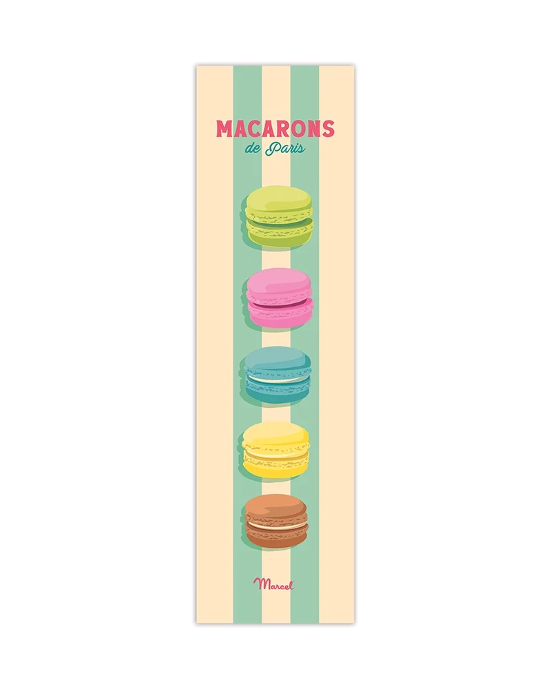 Marque-Page Travel Color "Macarons de PARIS"