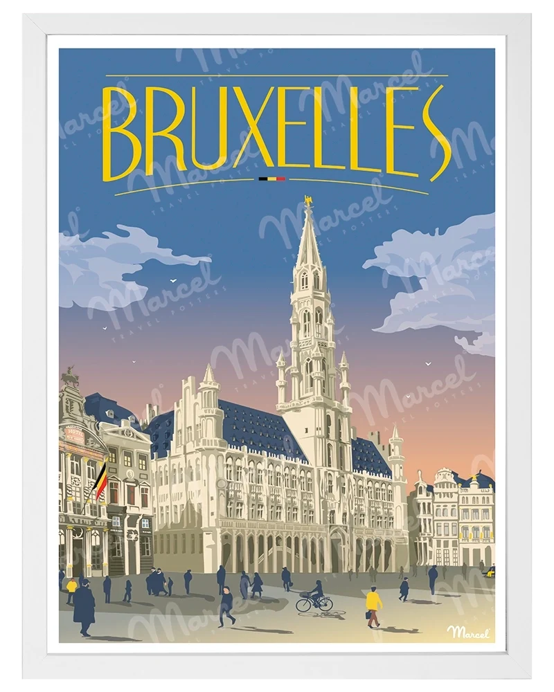 Affiche BRUXELLES "Grand Place"