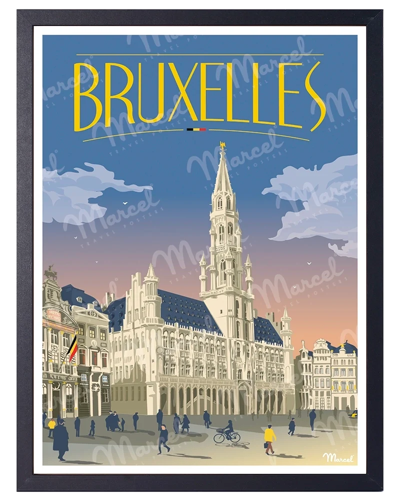 Affiche BRUXELLES "Grand Place"