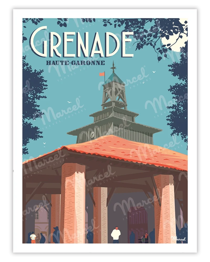 Affiche GRENADE "Haute-Garonne"