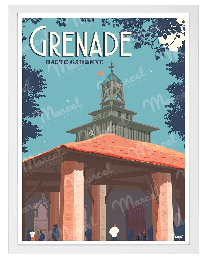 Affiche GRENADE "Haute-Garonne"