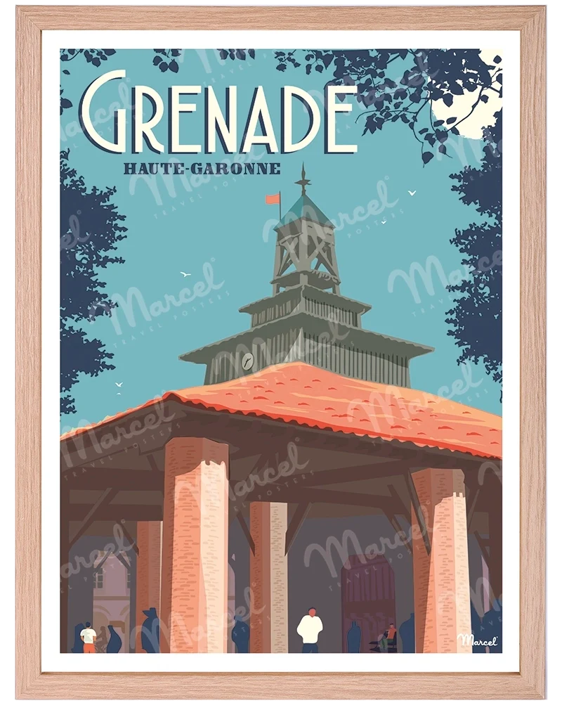 Affiche GRENADE "Haute-Garonne"