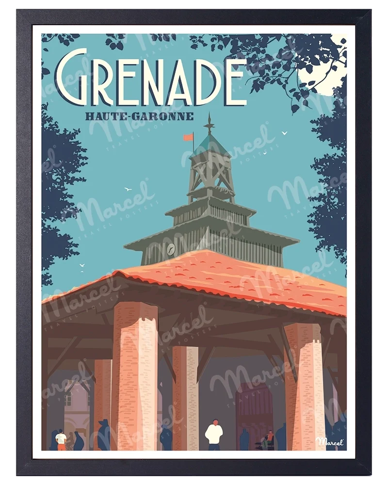 Affiche GRENADE "Haute-Garonne"