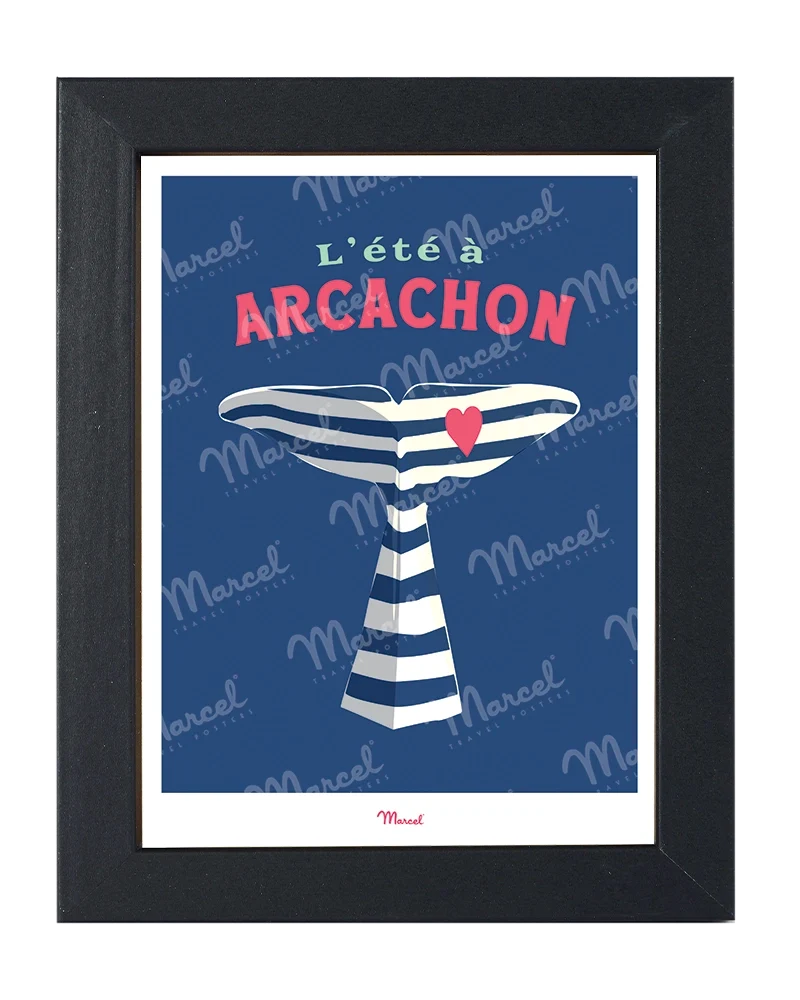 Carte postale Travel Color ARCACHON "Baleine"