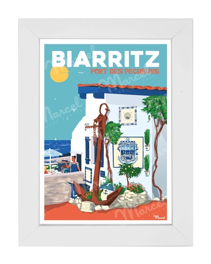 Carte Postale BIARRITZ "Port des Pêcheurs"