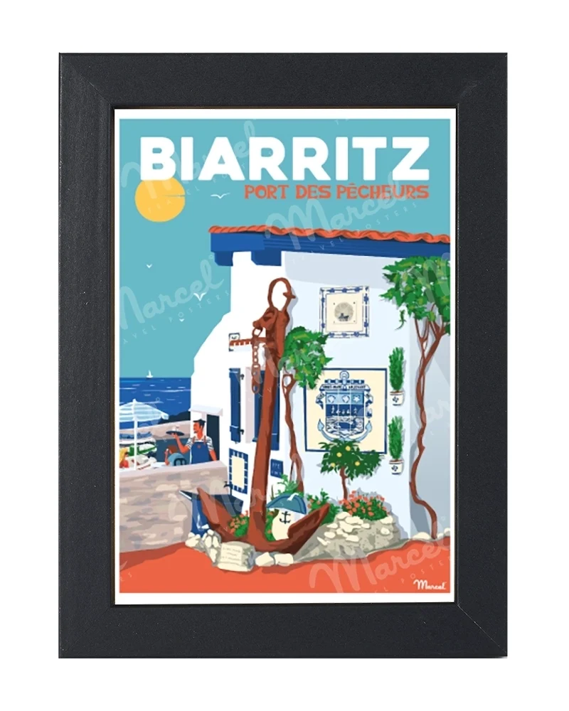 Carte Postale BIARRITZ "Port des Pêcheurs"