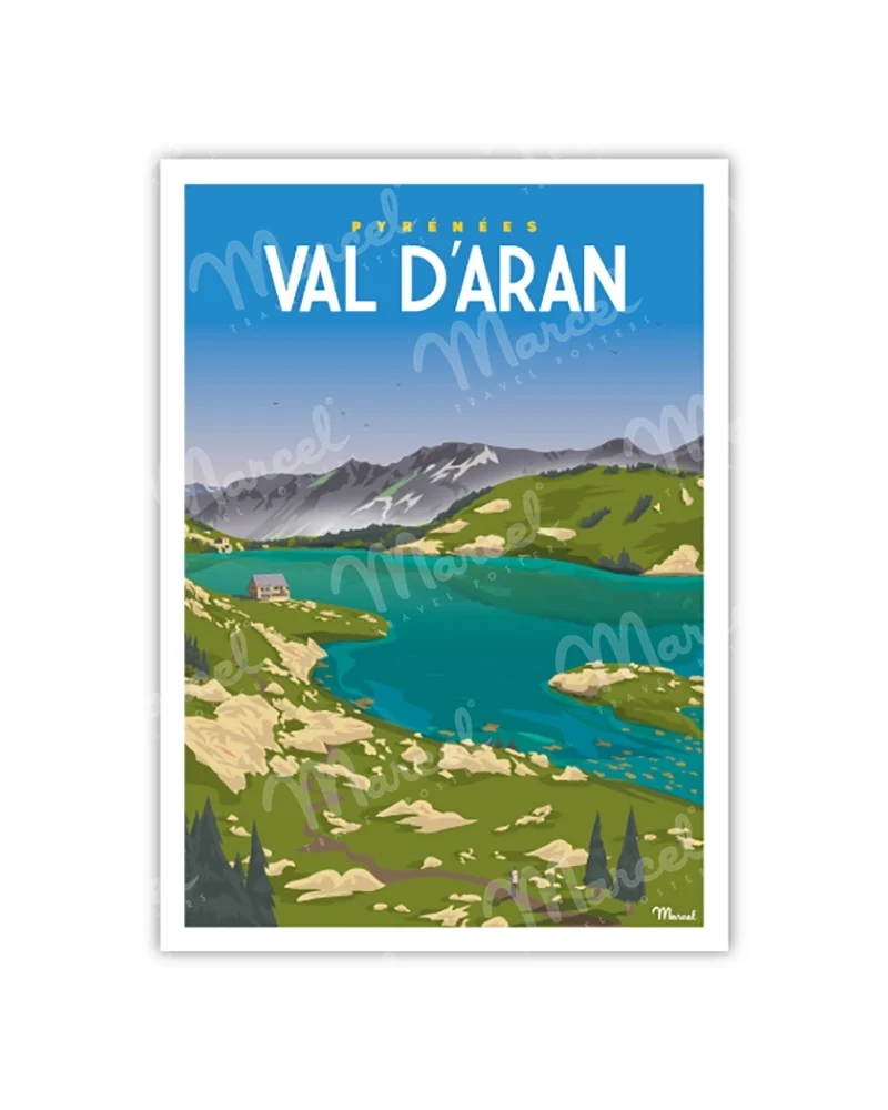Carte Postale PYRÉNÉES "Val d'Aran"