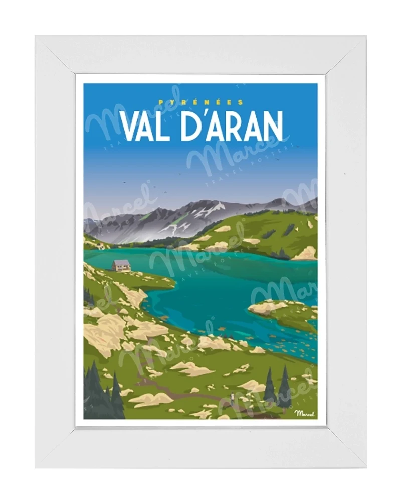 Carte Postale PYRÉNÉES "Val d'Aran"