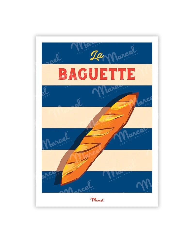 Carte postale Travel Color "La Baguette"