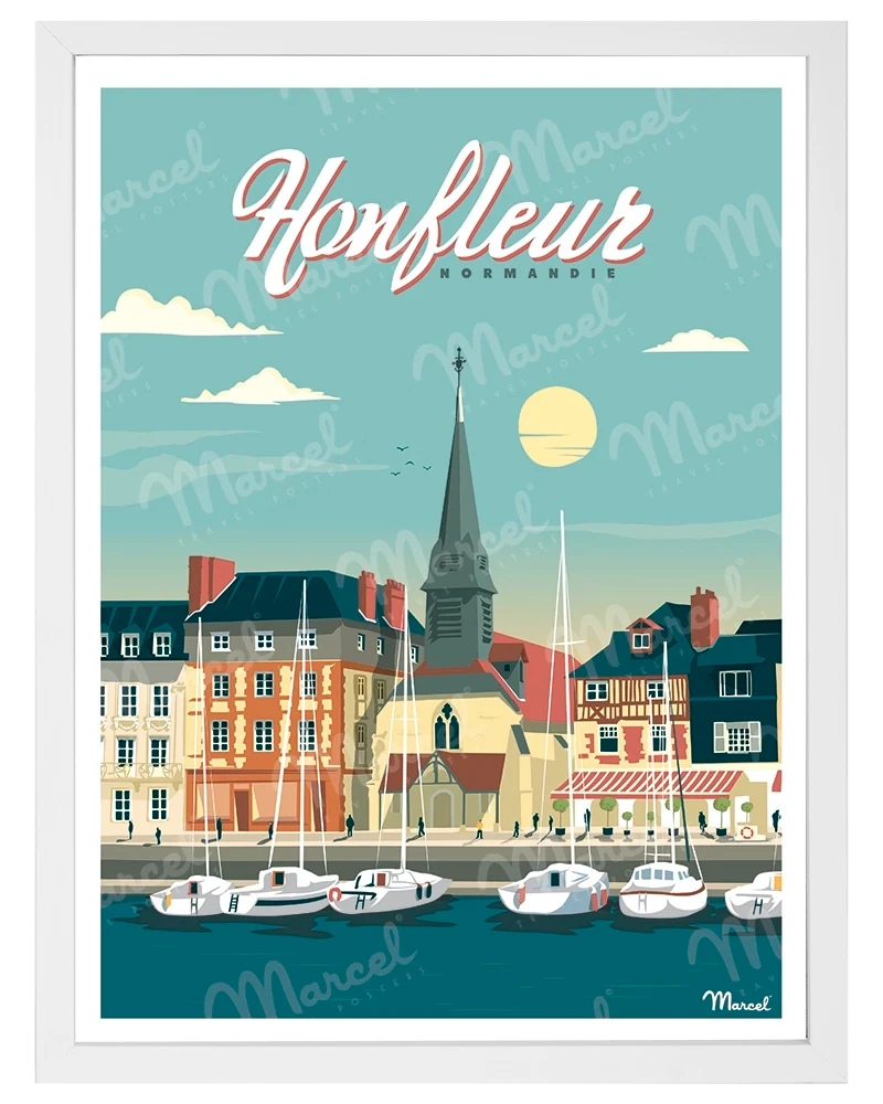Affiche HONFLEUR