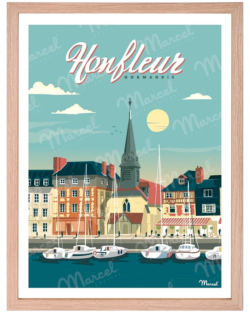 Affiche HONFLEUR