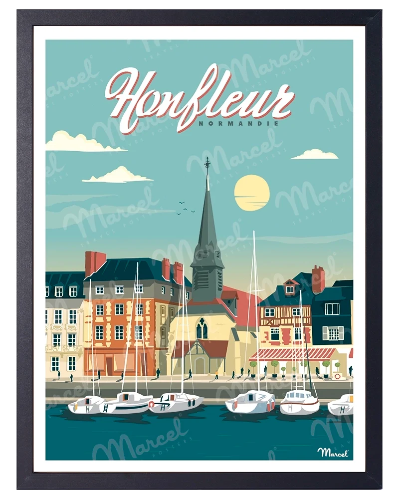 Affiche HONFLEUR