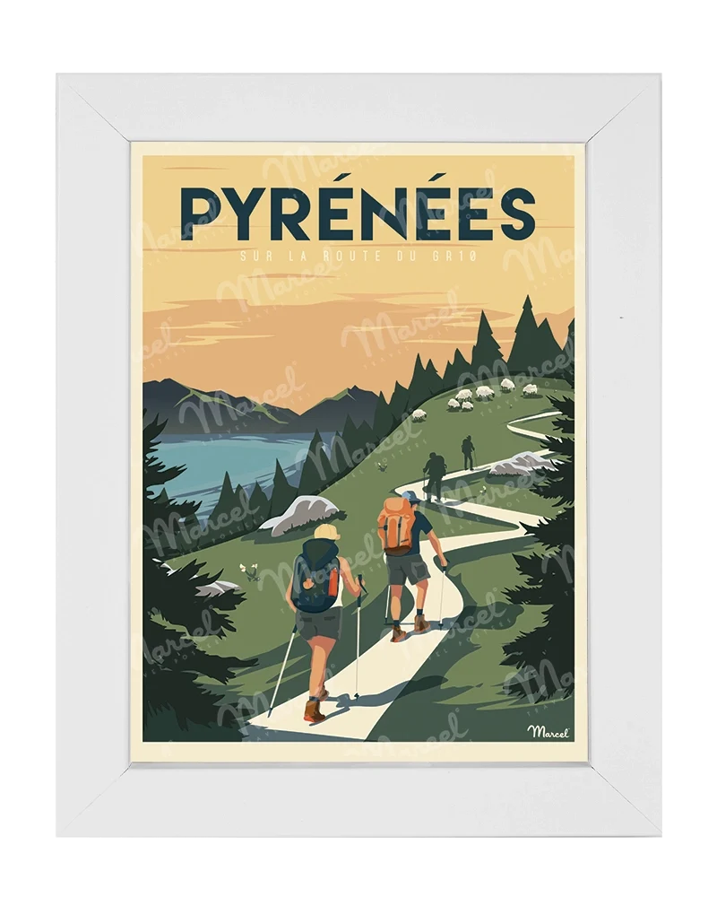 Carte Postale PYRÉNÉES "Sur la route du GR10"