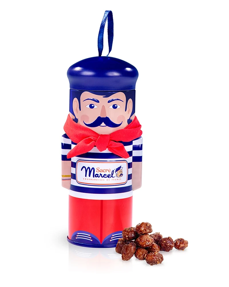 Personnage Marcel | Cacahuètes caramélisées | Sacré Marcel