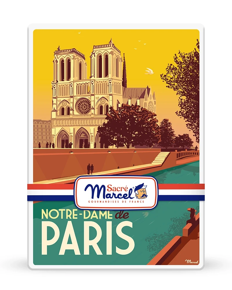 Boîte métal "Notre Dame de Paris" | Sacré Marcel