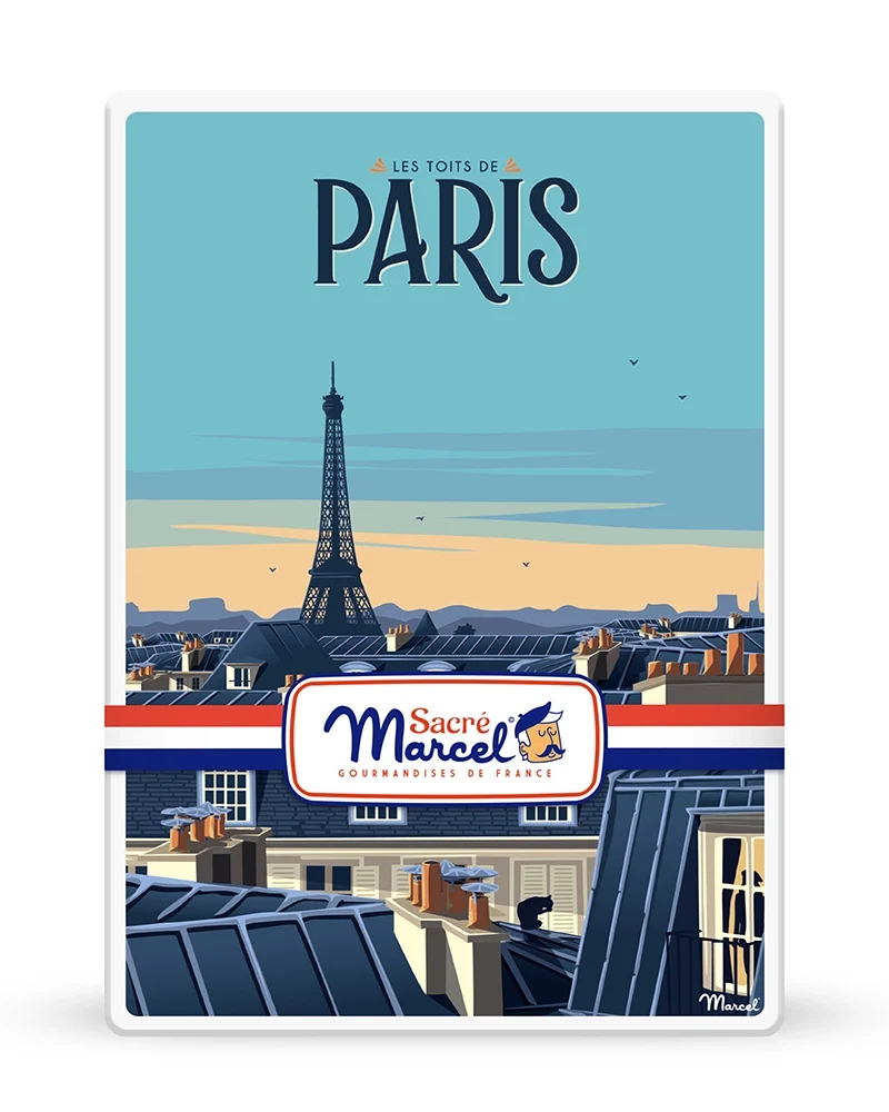 Boîte métal "Les toits de Paris" | Sacré Marcel