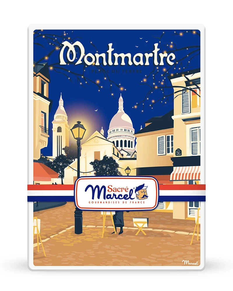 Boîte métal "Montmartre" | Sacré Marcel