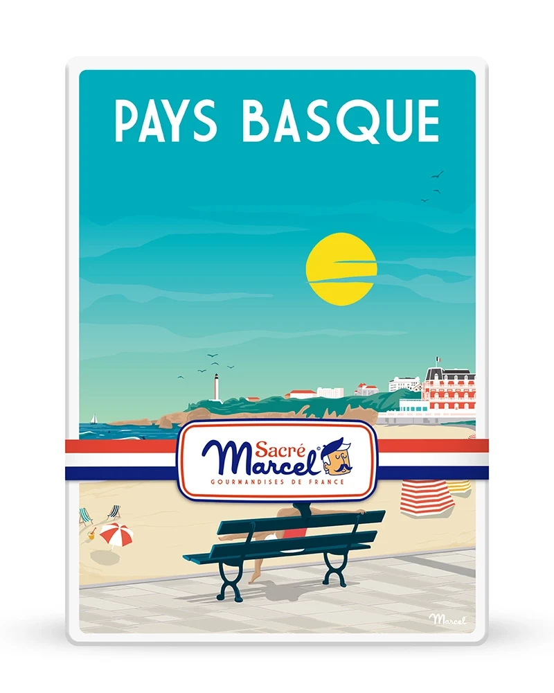 Boîte métal "Pays Basque" | Sacré Marcel
