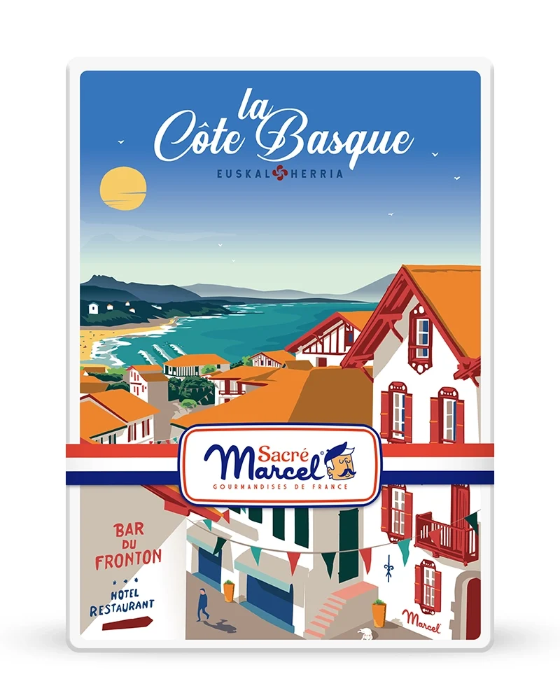 Boîte métal "La Côte Basque" | Sacré Marcel