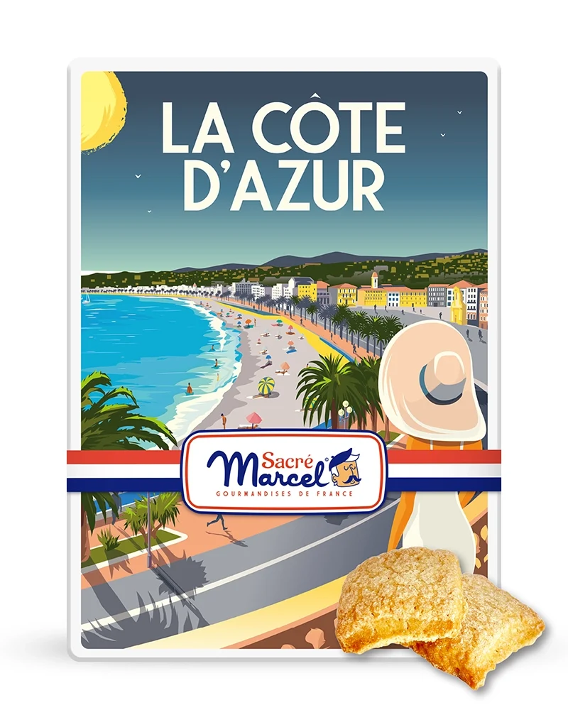 Boîte métal "Côte d’Azur" | Sacré Marcel