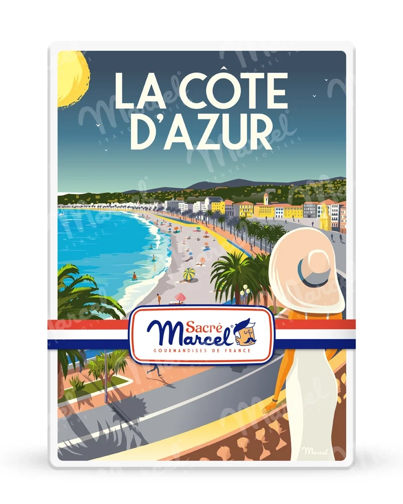 Boîte métal "Côte d’Azur" | Sacré Marcel