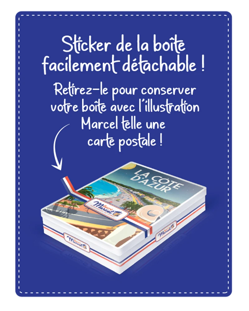 Boîte métal "Côte d’Azur" | Sacré Marcel
