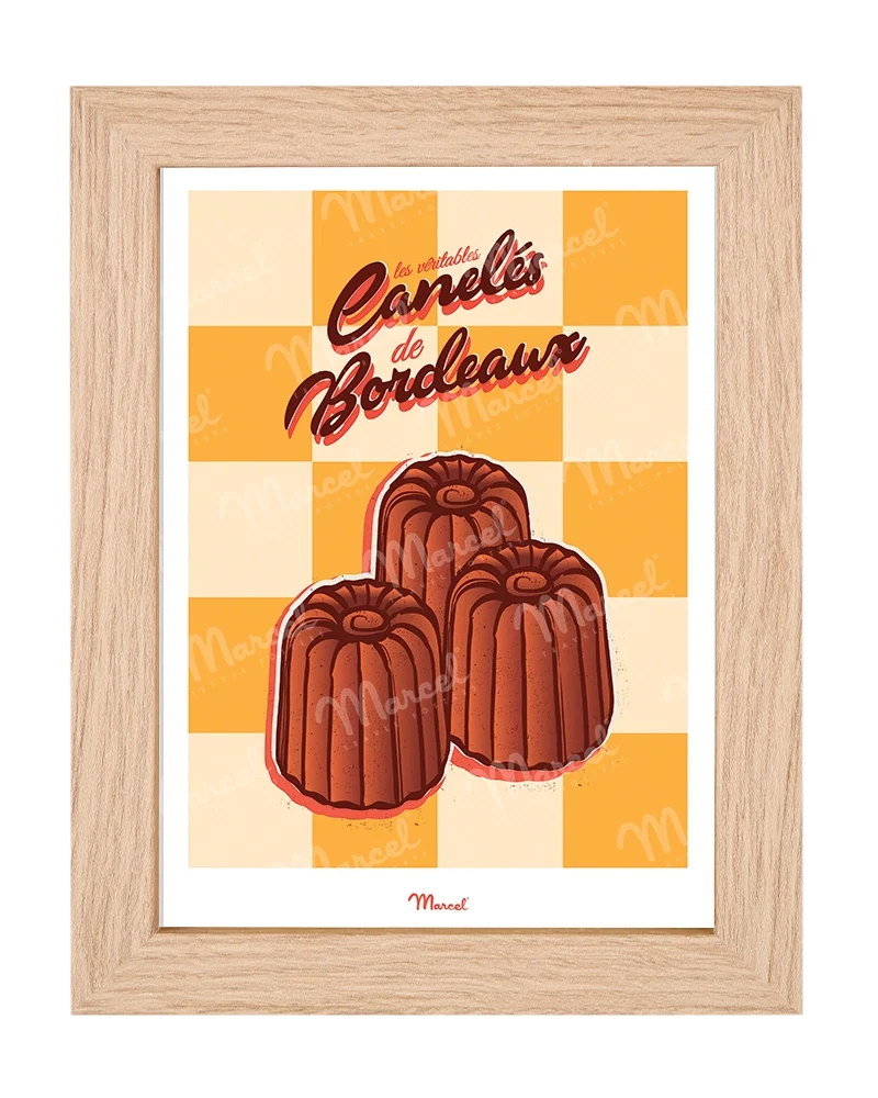 Carte Postale Travel Color BORDEAUX "Les Canelés"