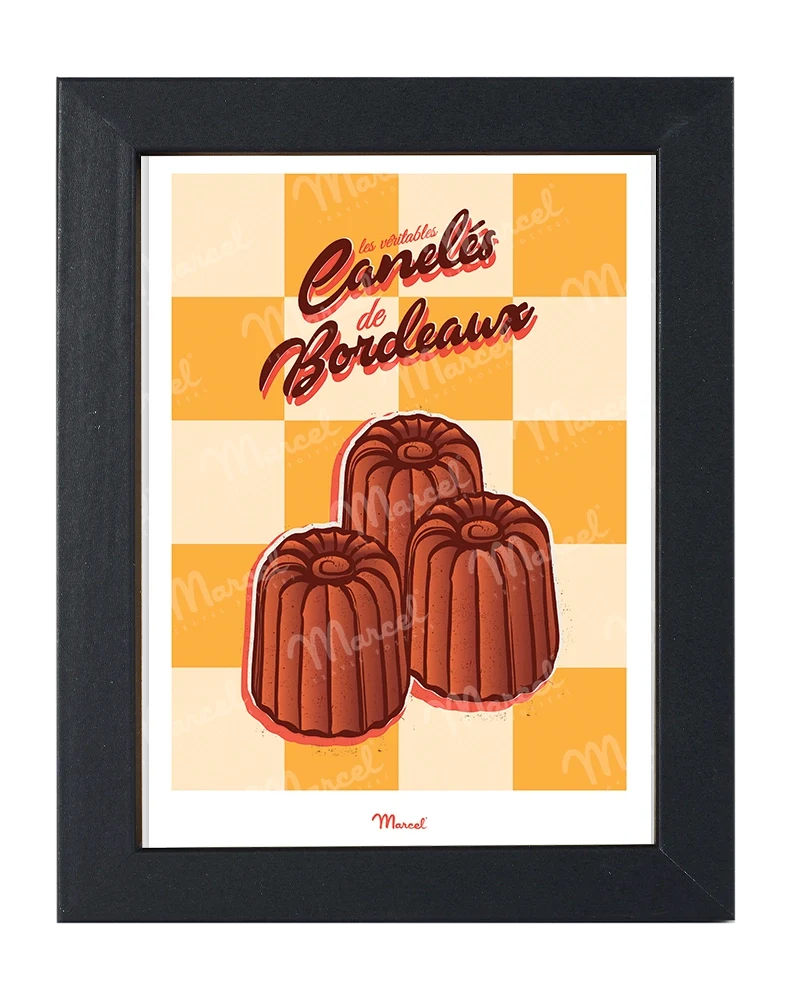 Carte Postale Travel Color BORDEAUX "Les Canelés"