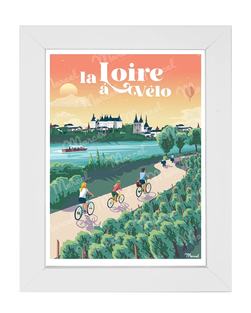 Carte Postale LOIRE À VÉLO