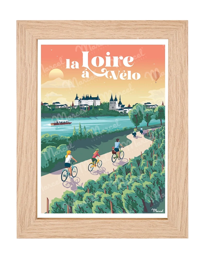 Carte Postale LOIRE À VÉLO