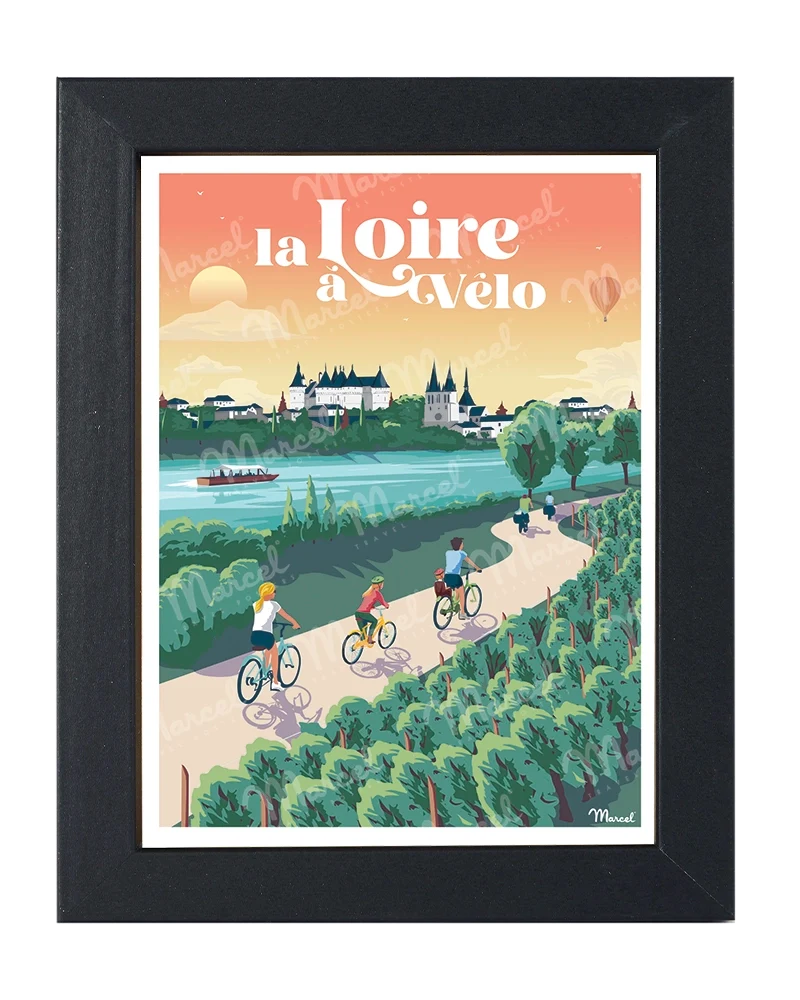 Carte Postale LOIRE À VÉLO