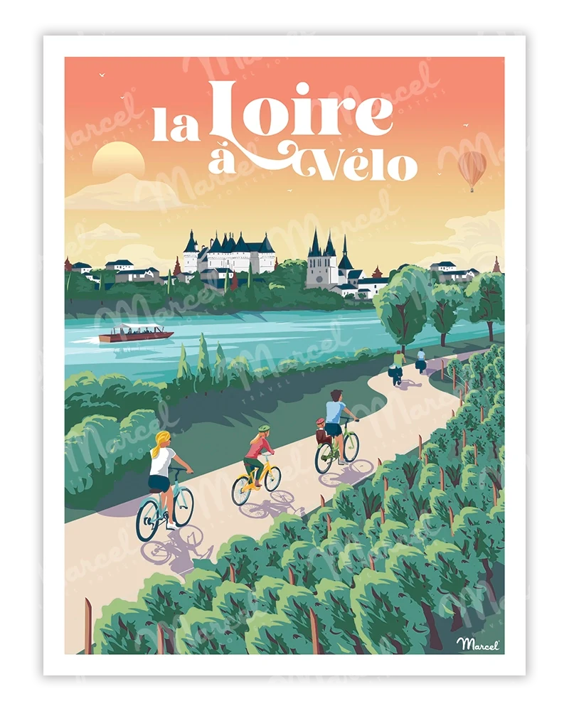 Affiche LOIRE À VÉLO