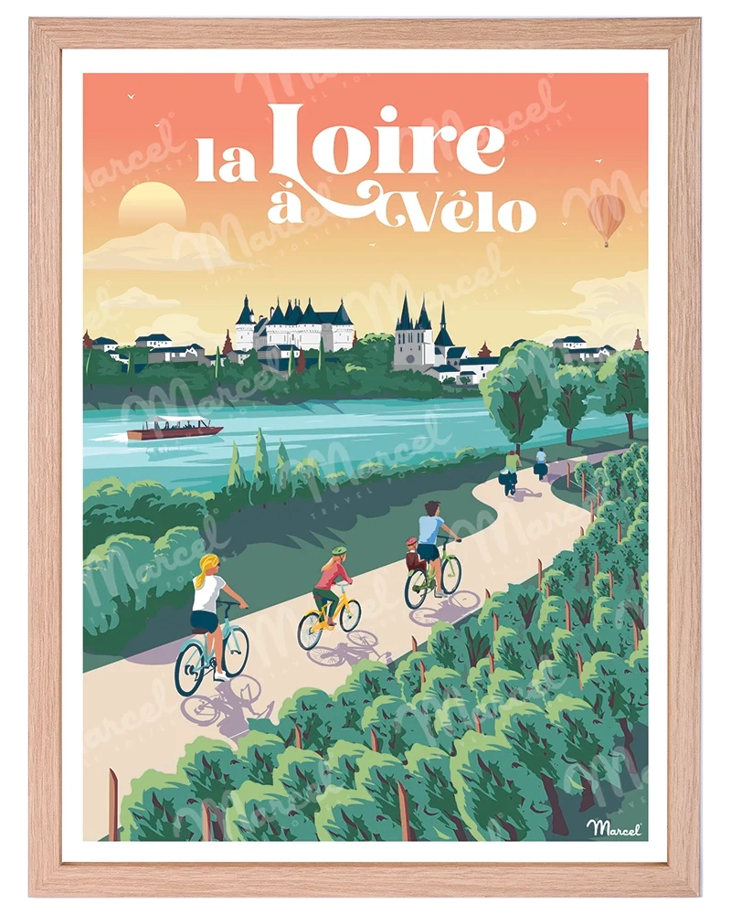 Affiche LOIRE À VÉLO
