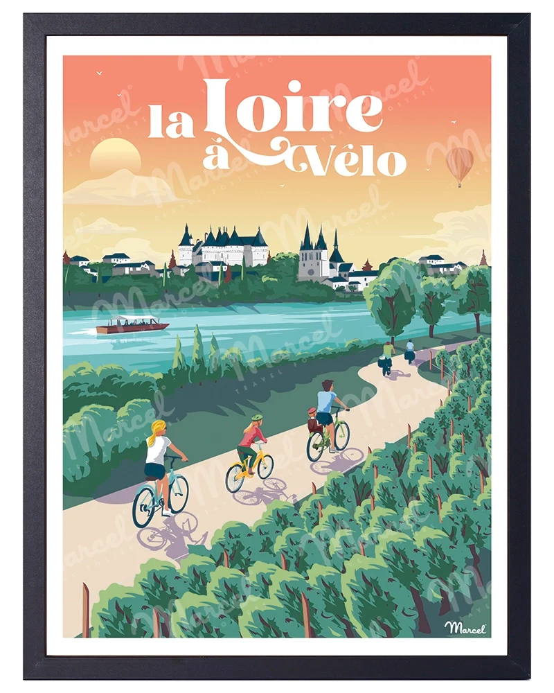 Affiche LOIRE À VÉLO