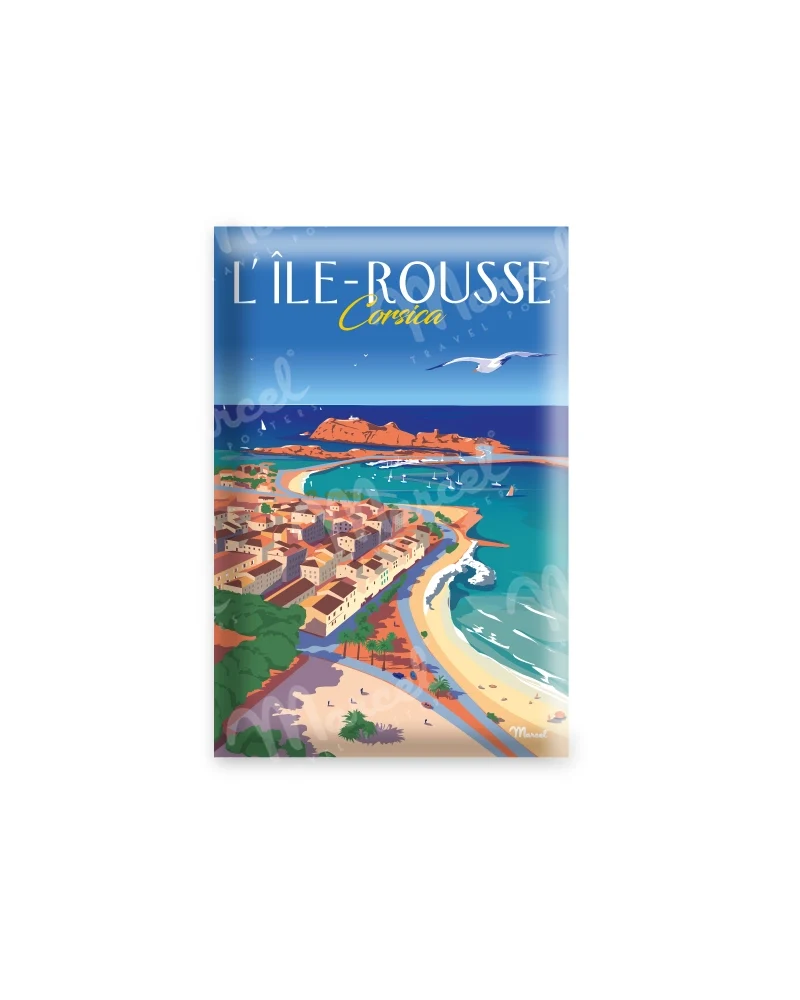 Magnet CORSE "L'Île Rousse"