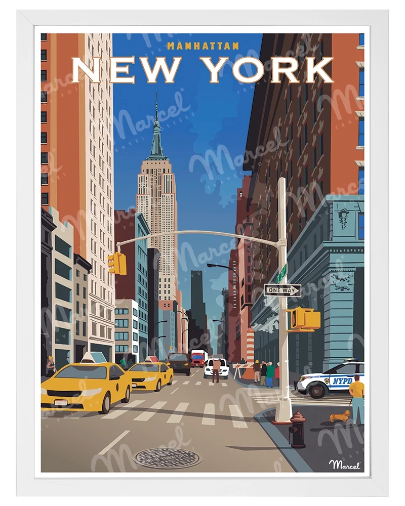 Affiche NEW YORK "Manhattan"