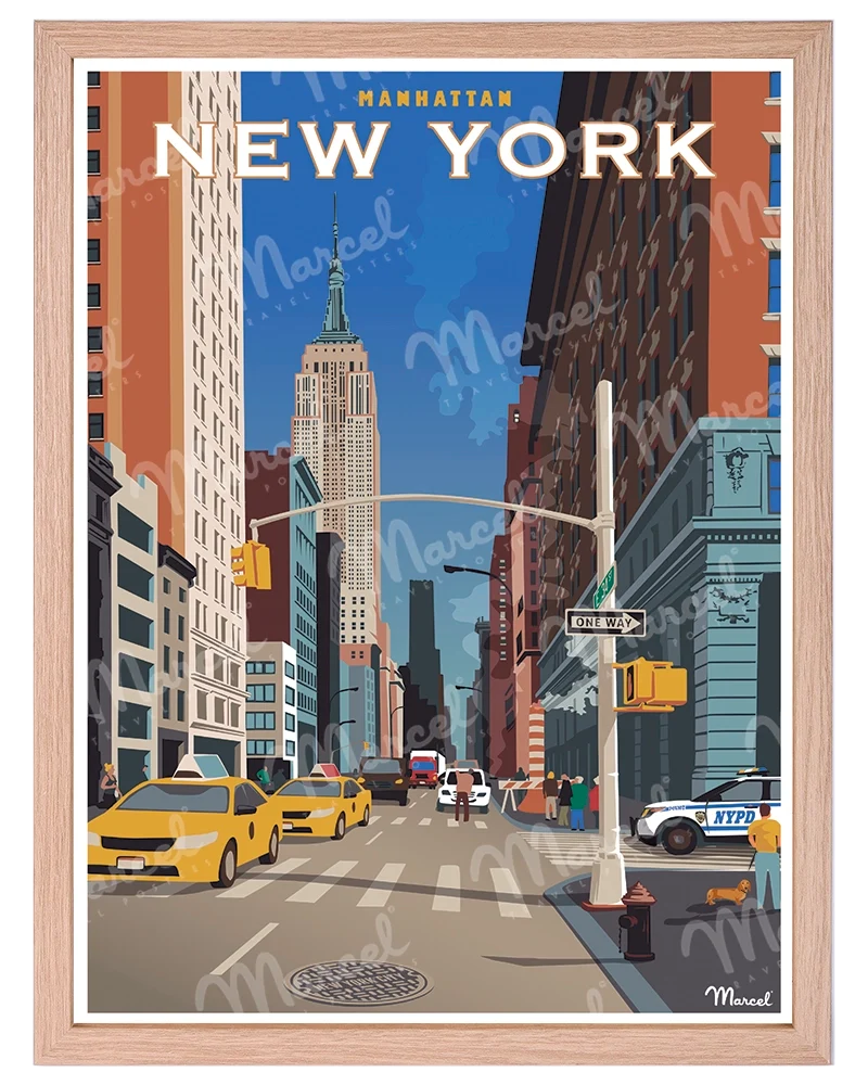 Affiche NEW YORK "Manhattan"
