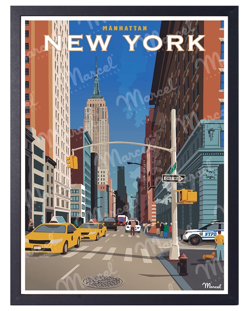 Affiche NEW YORK "Manhattan"