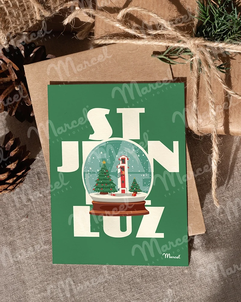 Carte Postale SAINT-JEAN-DE-LUZ "Boule à neige"
