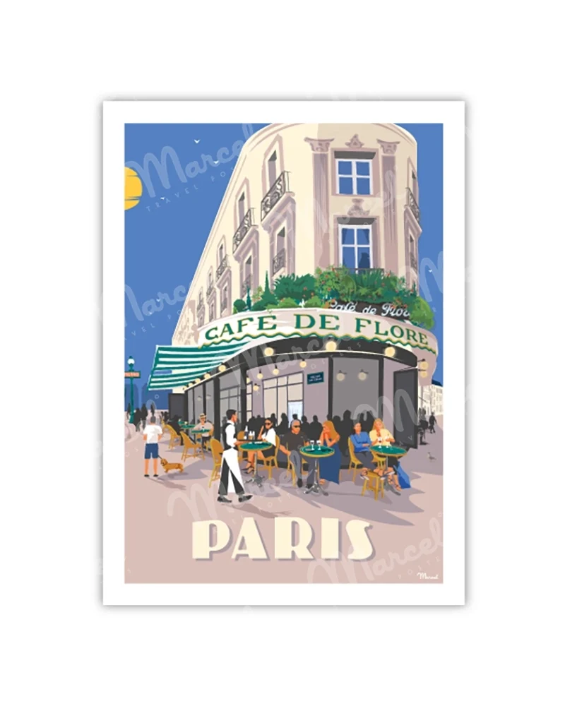 Carte Postale PARIS "Boulevard Saint-Germain"