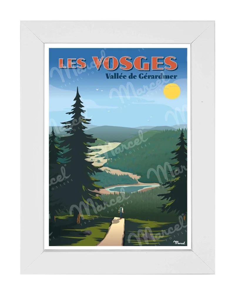 Carte Postale LES VOSGES "Vallée de Gérardmer"