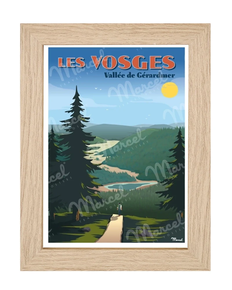 Carte Postale LES VOSGES "Vallée de Gérardmer"