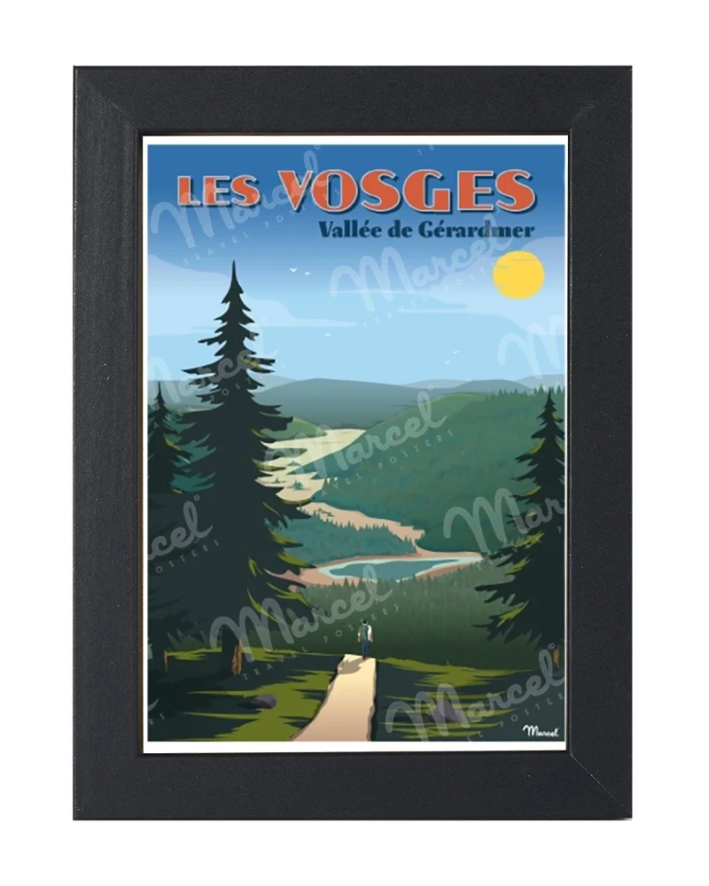 Carte Postale LES VOSGES "Vallée de Gérardmer"